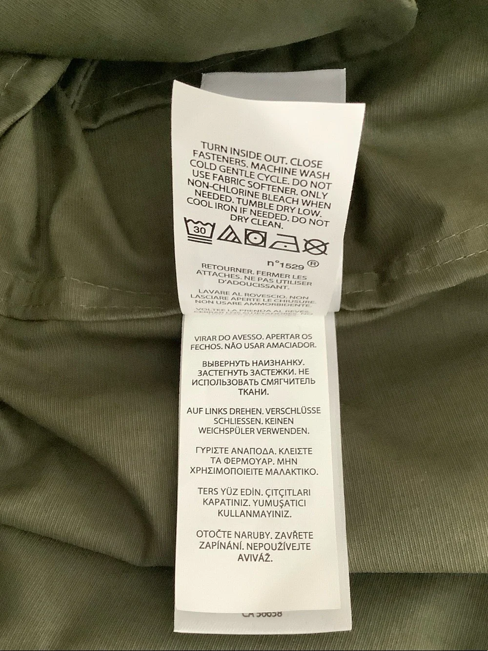 Polo by Ralph Lauren Olive Green Hooded Rain Jacket